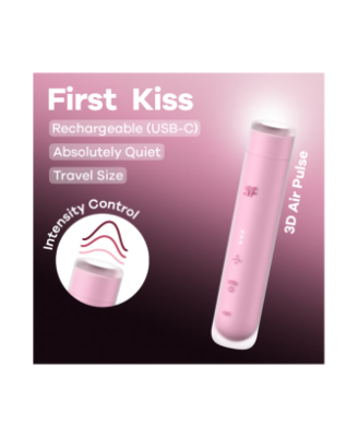 Stimulateur clitoridien de voyage First Kiss Satisfyer 